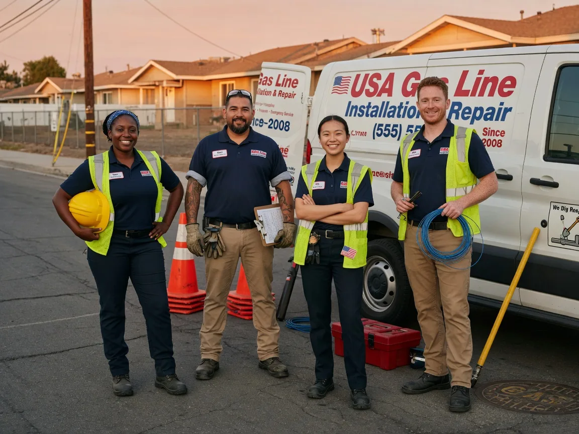 Gas Line Installation company in Colfax, IA